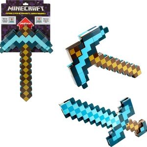 Minecraft Diamond Pickaxe / Sword Toy